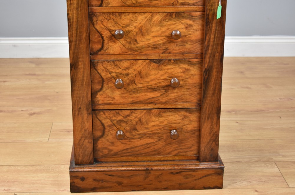 Victorian Walnut Wellington Chest View IV