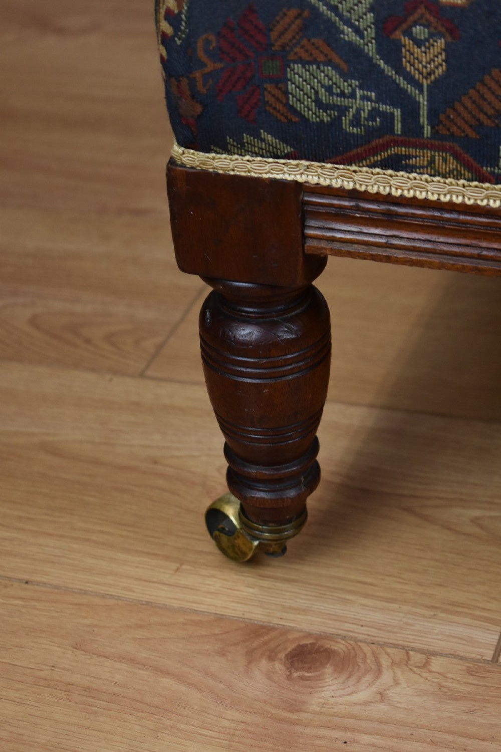 Edwardian Mahogany Howard Style Armchair View X