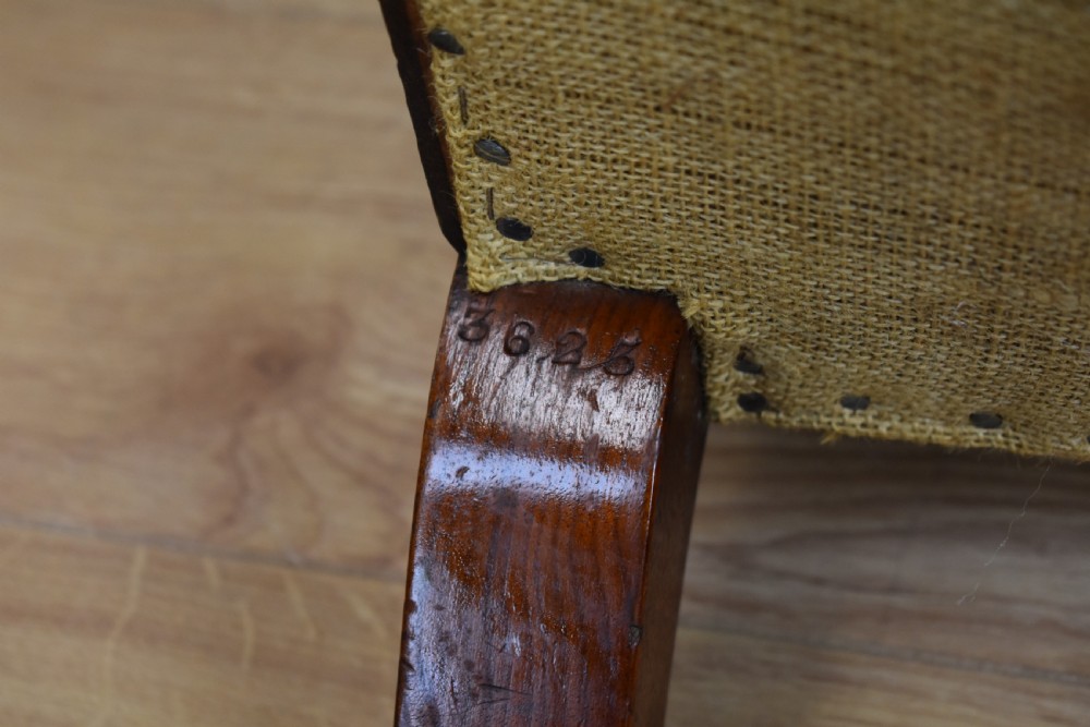 Edwardian Mahogany Howard Style Armchair View XII