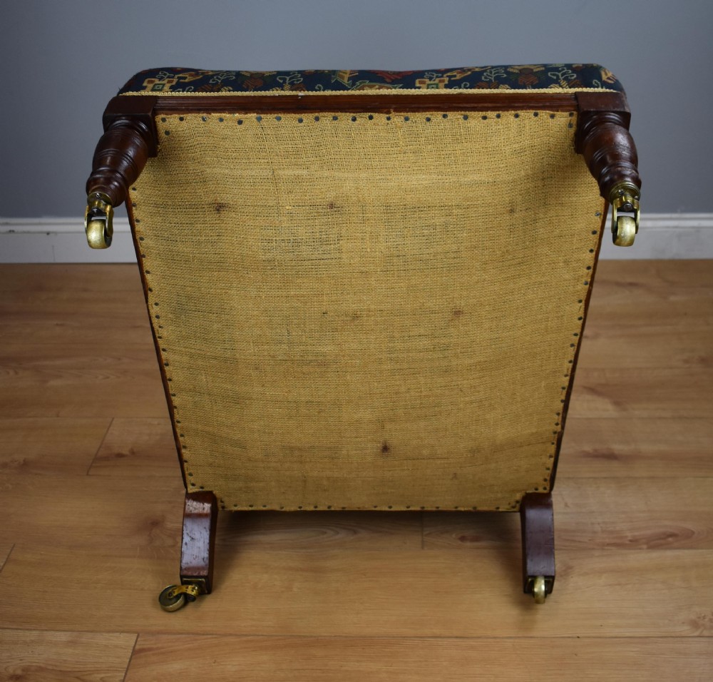 Edwardian Mahogany Howard Style Armchair View XIV