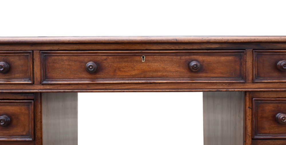 Victorian Mahogany Partners Desk  View VI