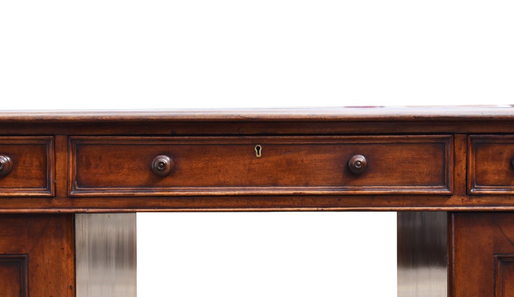 Victorian Mahogany Partners Desk  View XII
