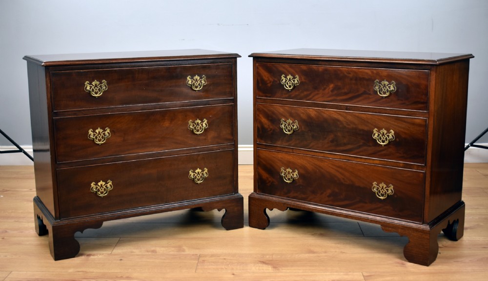 Pair of Mahogany Bedside Chests