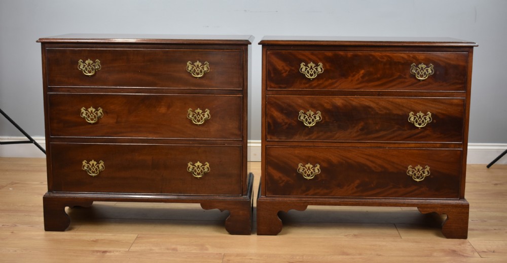 Pair of Mahogany Bedside Chests View II