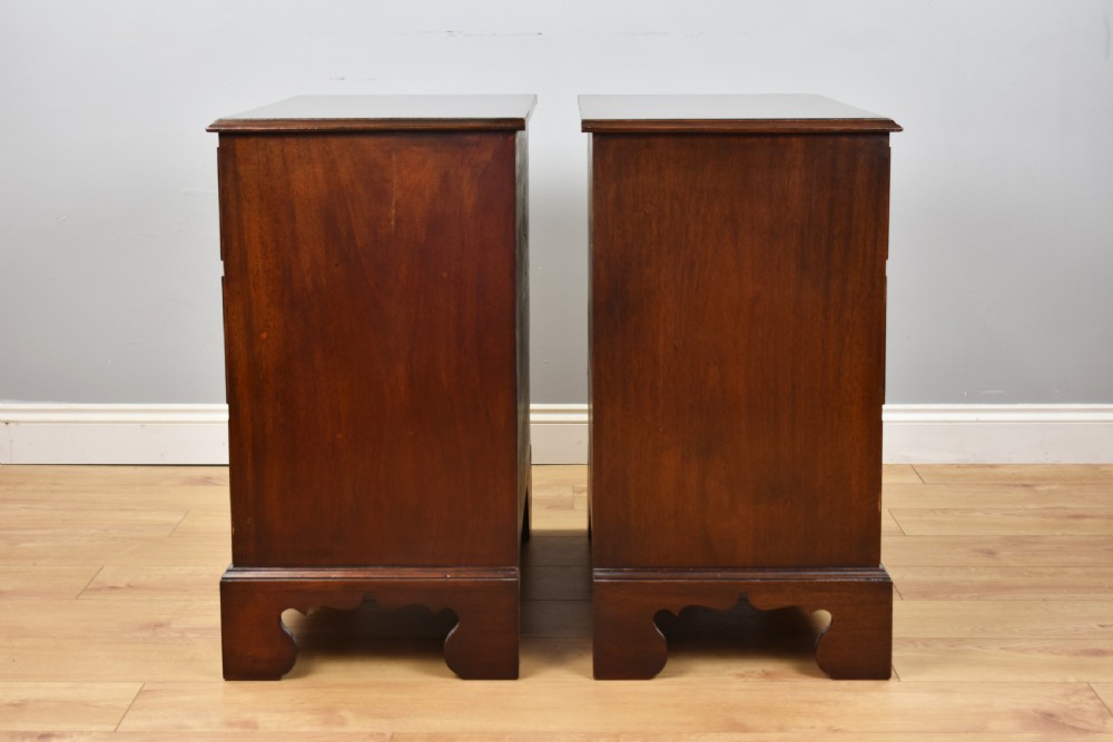 Pair of Mahogany Bedside Chests View IV