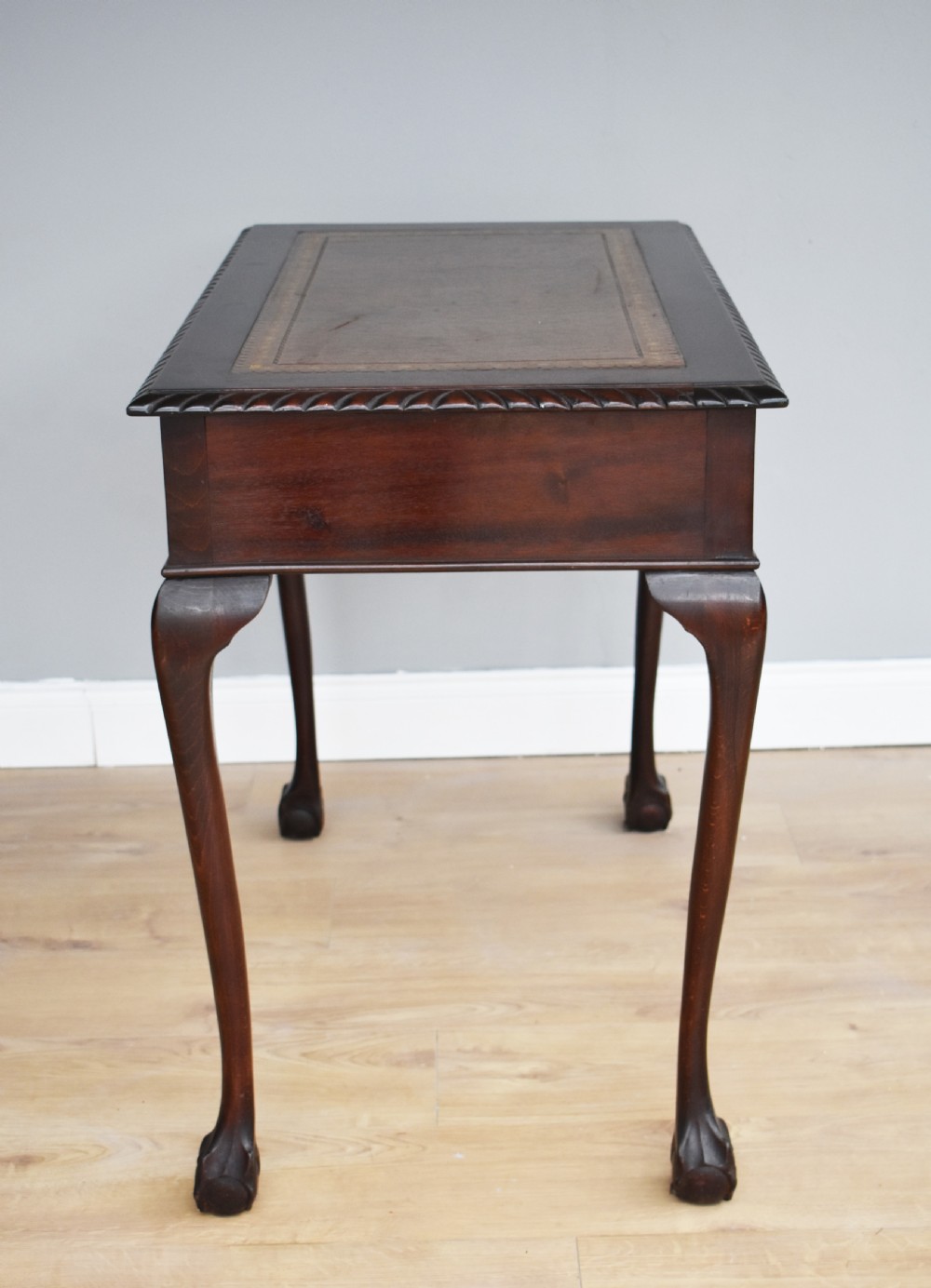 1920's Mahogany Chippendale Style Writing Table View III