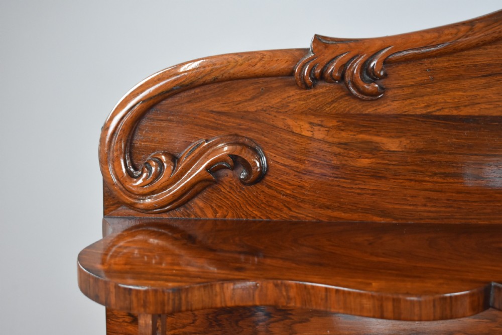 Victorian Rosewood Serpentine Chiffonier View IV