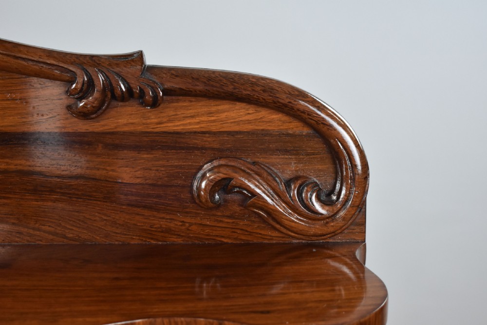 Victorian Rosewood Serpentine Chiffonier View VI
