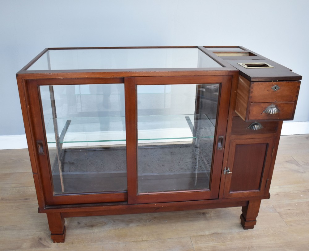 Victorian Mahogany Shop Display Cabinet View III