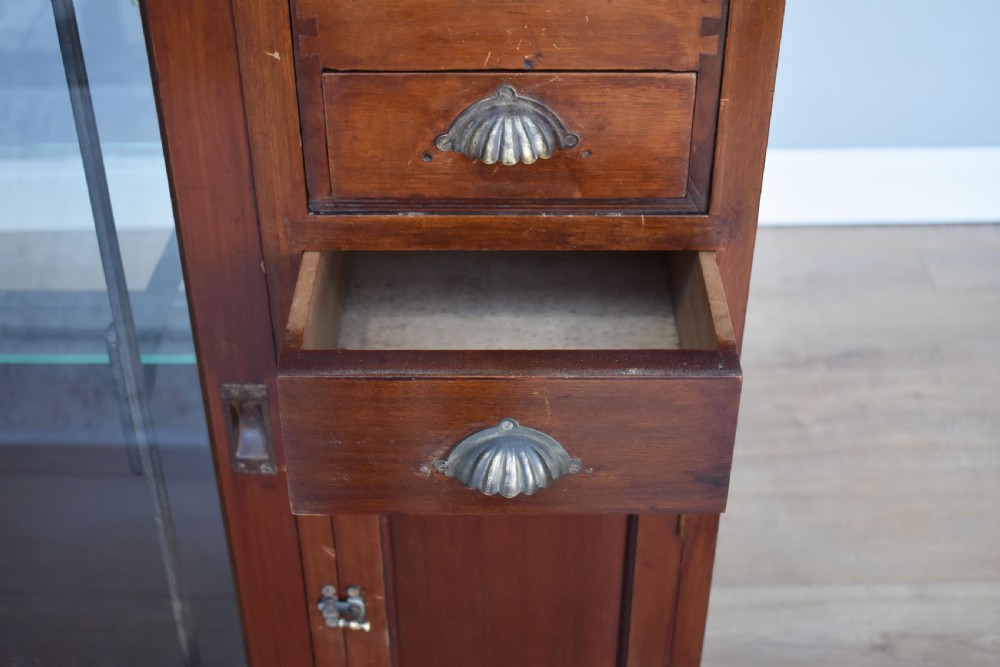 Victorian Mahogany Shop Display Cabinet View IX