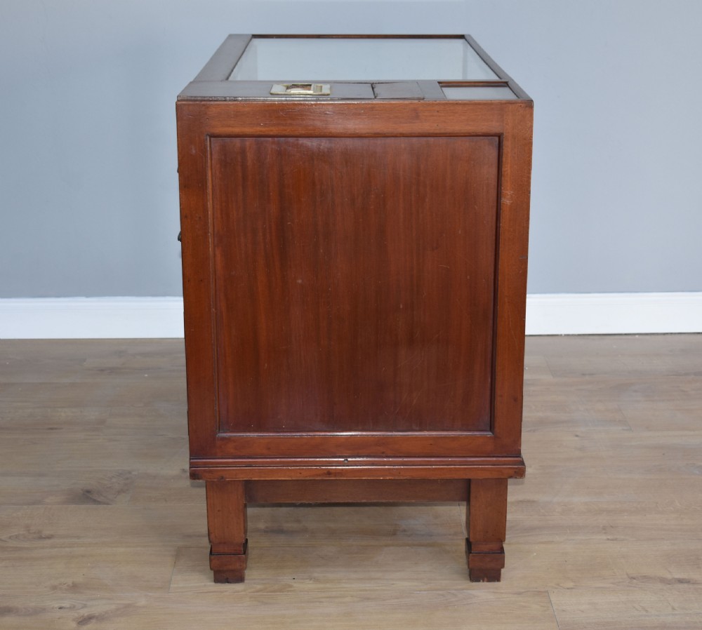 Victorian Mahogany Shop Display Cabinet View X