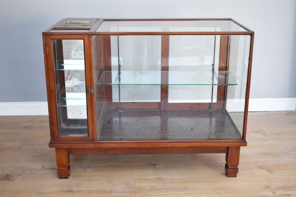 Victorian Mahogany Shop Display Cabinet View XI