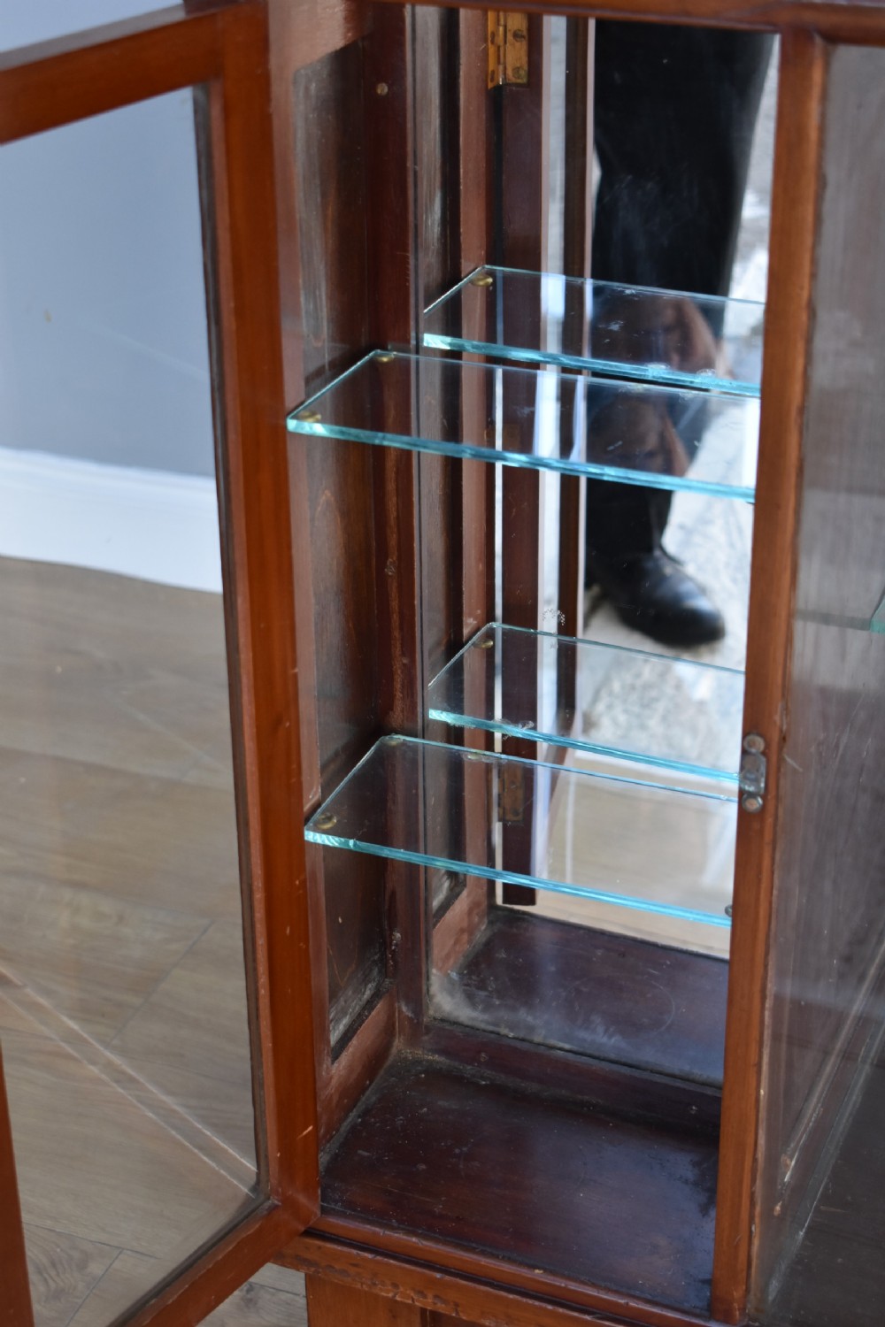 Victorian Mahogany Shop Display Cabinet View XII