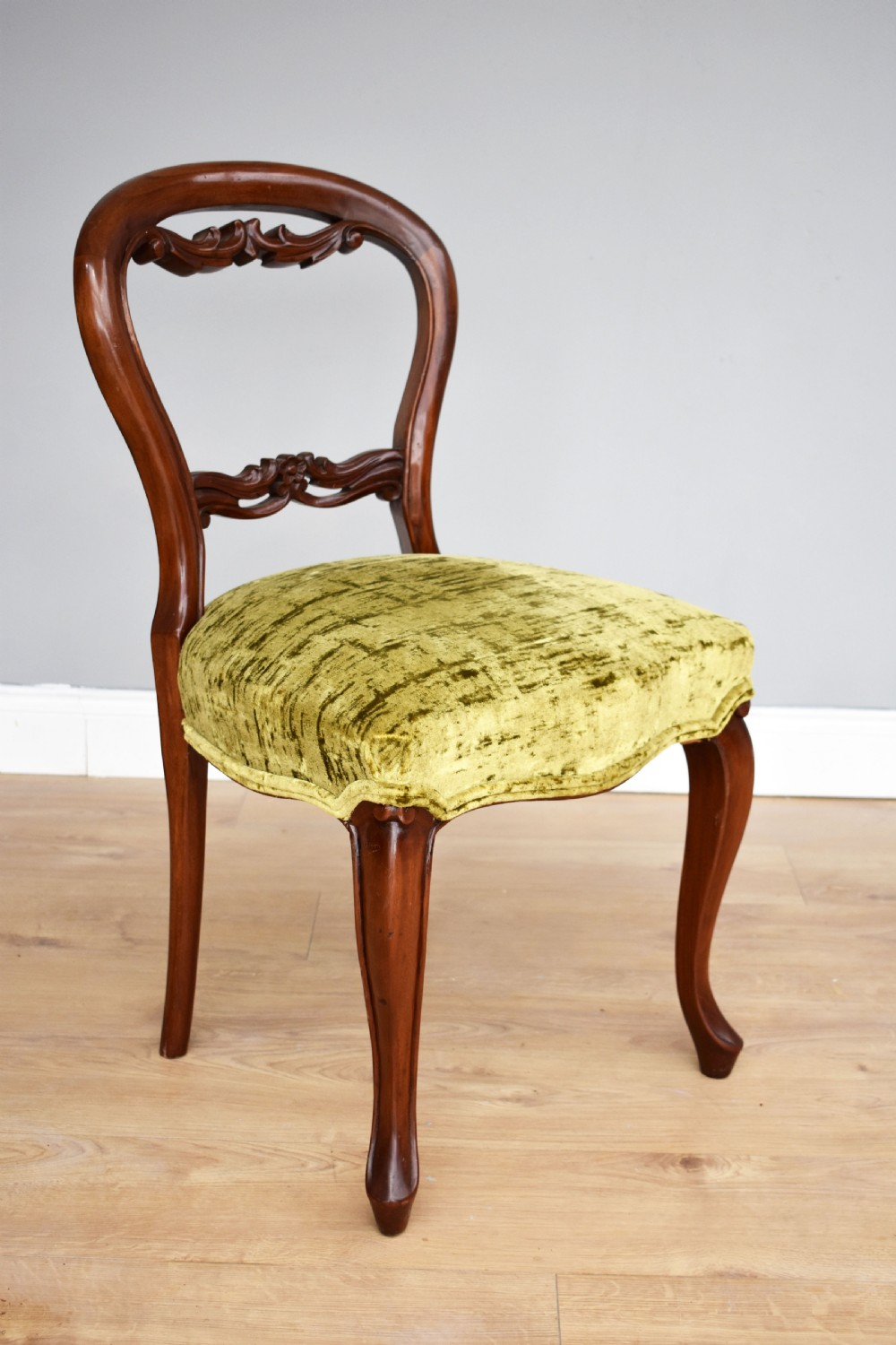 Set of 8 Victorian Mahogany Dining Chairs View II