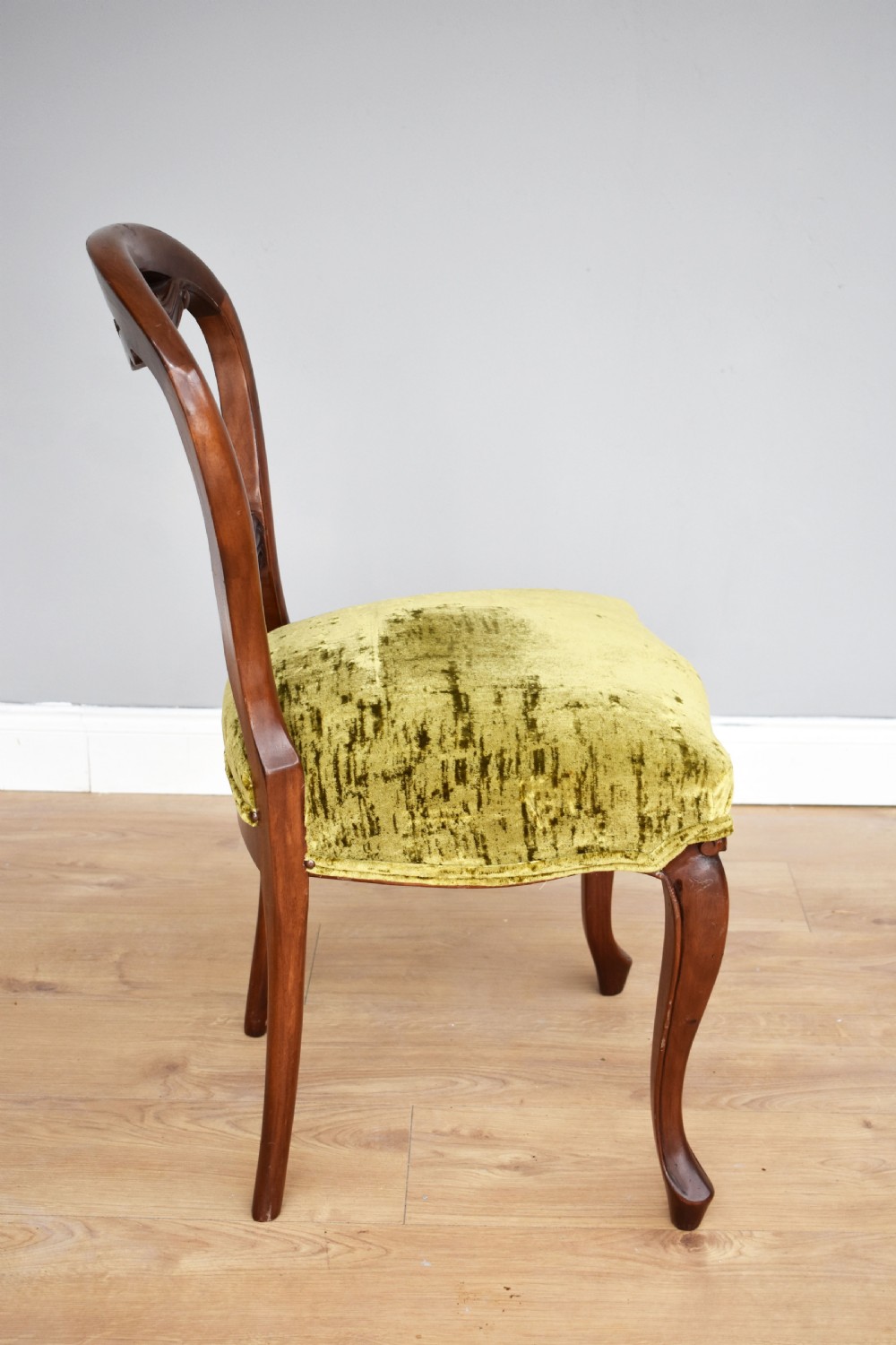 Set of 8 Victorian Mahogany Dining Chairs View VI