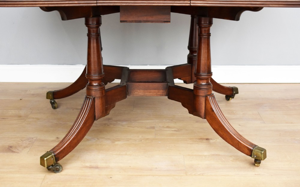 Regency Mahogany Drop Leaf Dining Table View III