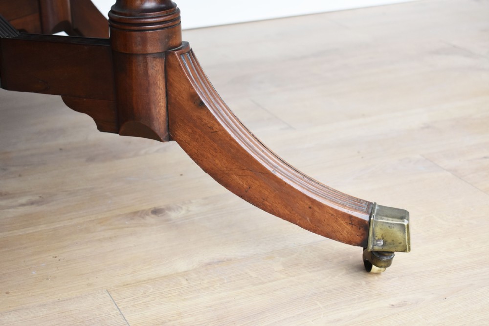 Regency Mahogany Drop Leaf Dining Table View V