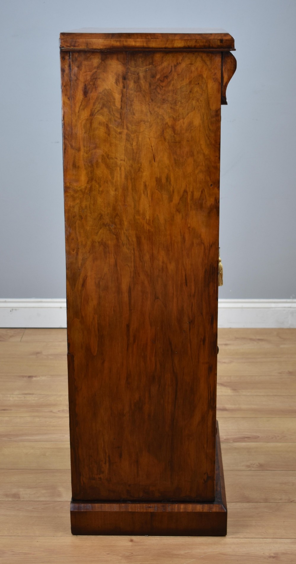 Victorian Walnut Secretaire Wellington Chest View XI