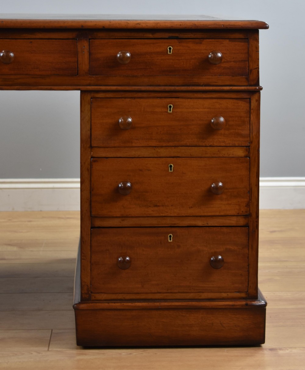 Victorian Mahogany Partners Desk View V