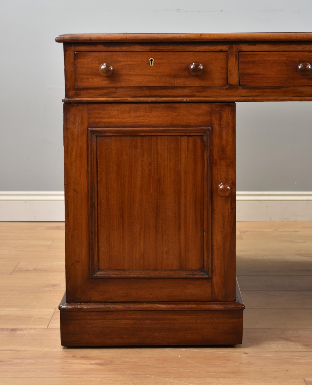Victorian Mahogany Partners Desk View XI