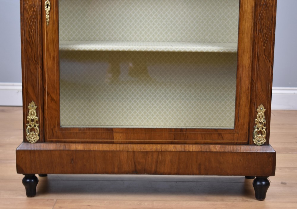 Victorian Walnut and Ormolu Pier Cabinet View IV