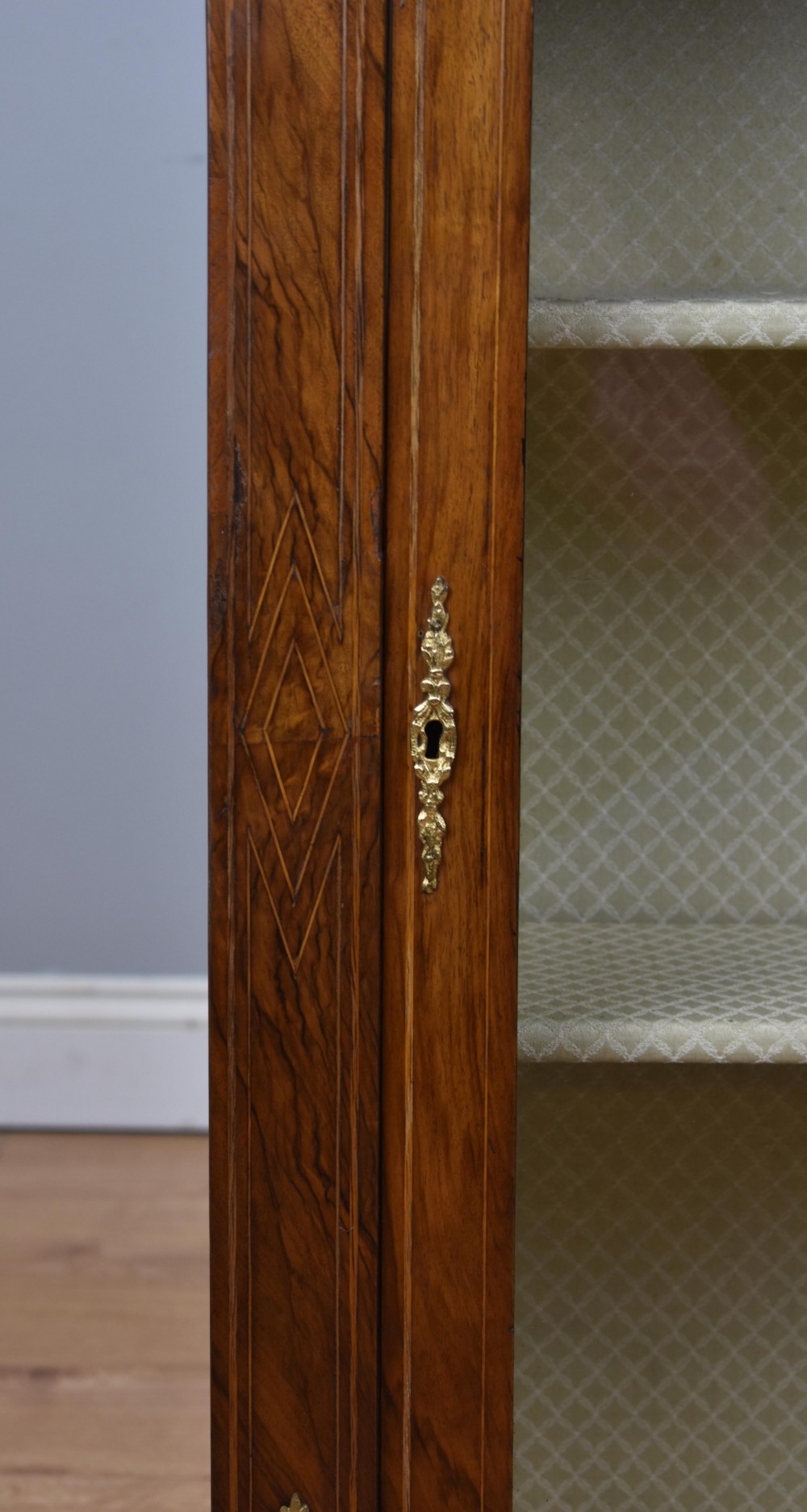 Victorian Walnut and Ormolu Pier Cabinet View V
