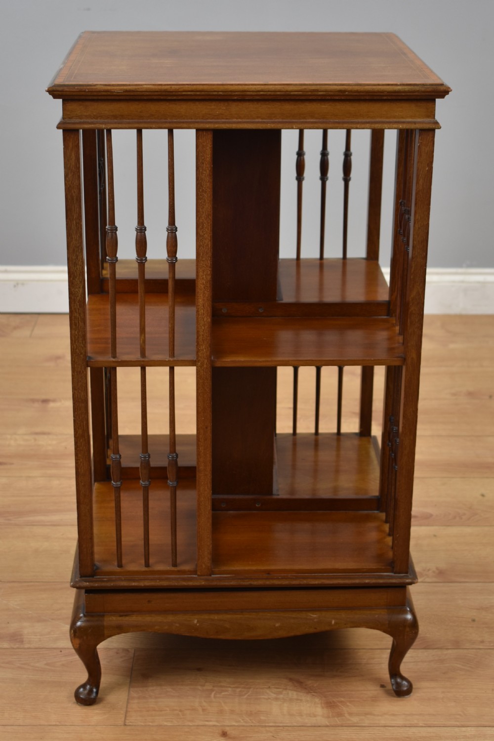 Edwardian Mahogany Revolving Bookstand View III