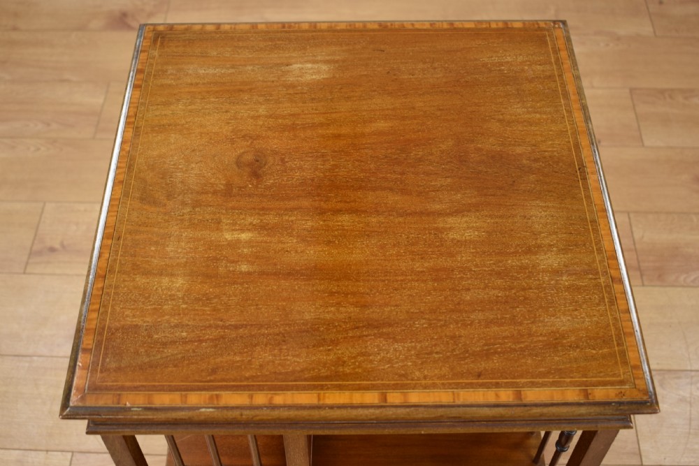 Edwardian Mahogany Revolving Bookstand View IV