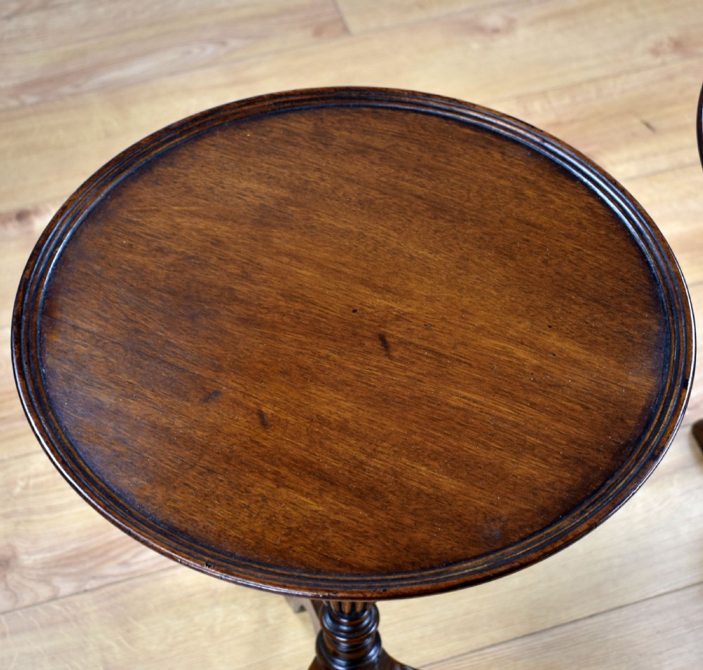 Antique Pair of Mahogany Wine Tables View IV