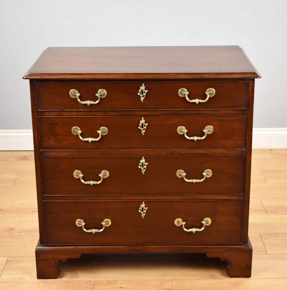 Small George III Mahogany Chest of Drawers View II