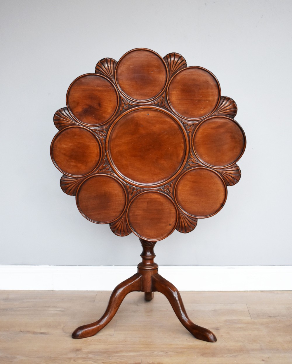 George III Mahogany Snap Top Table