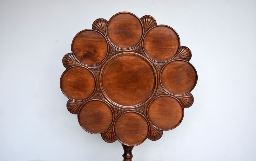 George III Mahogany Snap Top Table View II