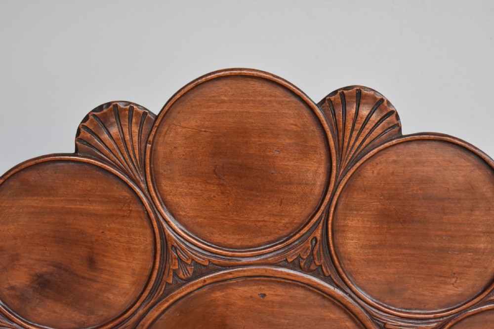 George III Mahogany Snap Top Table View III