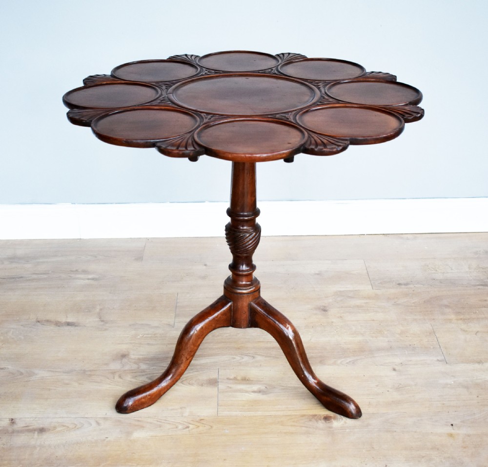 George III Mahogany Snap Top Table View V