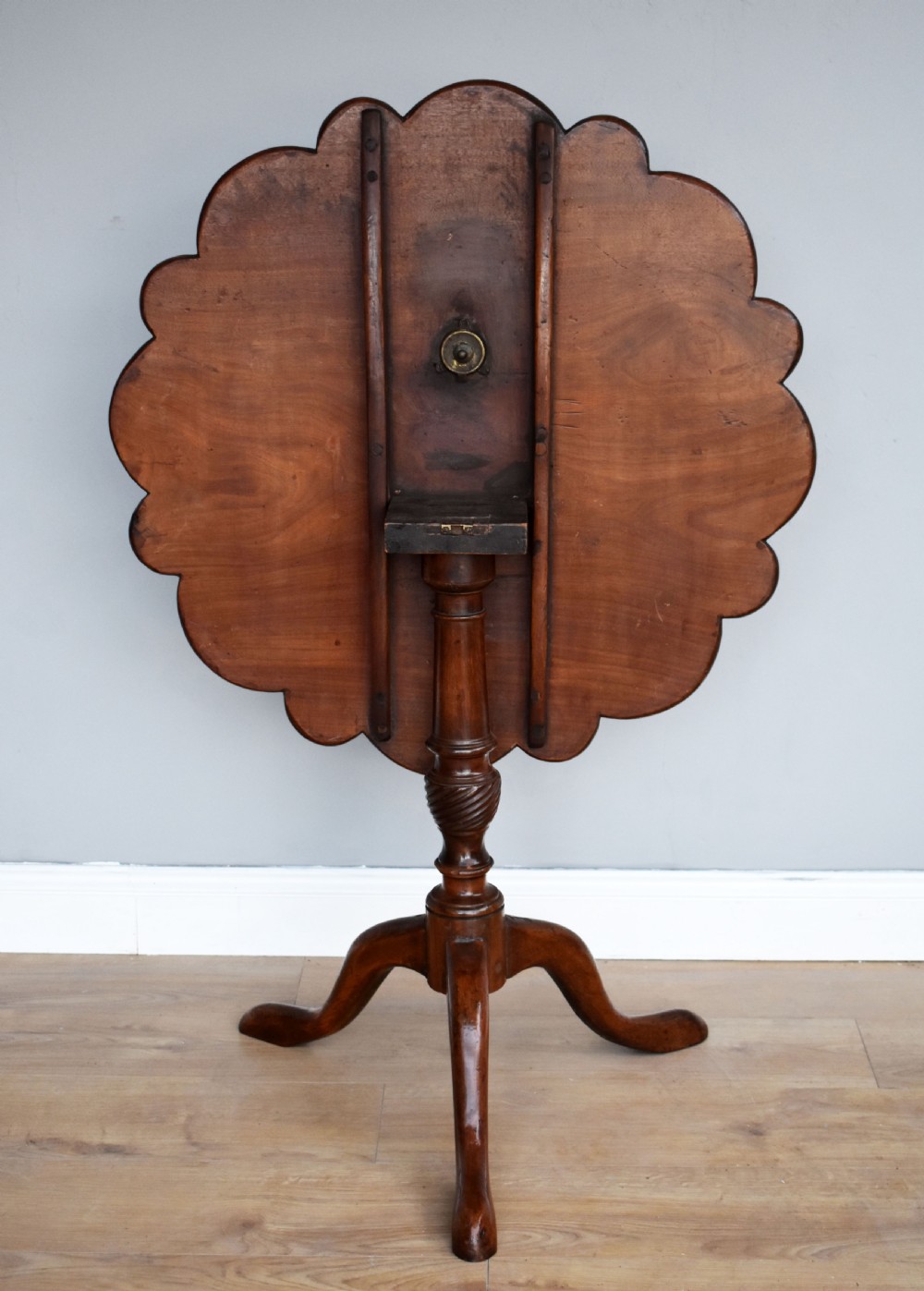 George III Mahogany Snap Top Table View VI