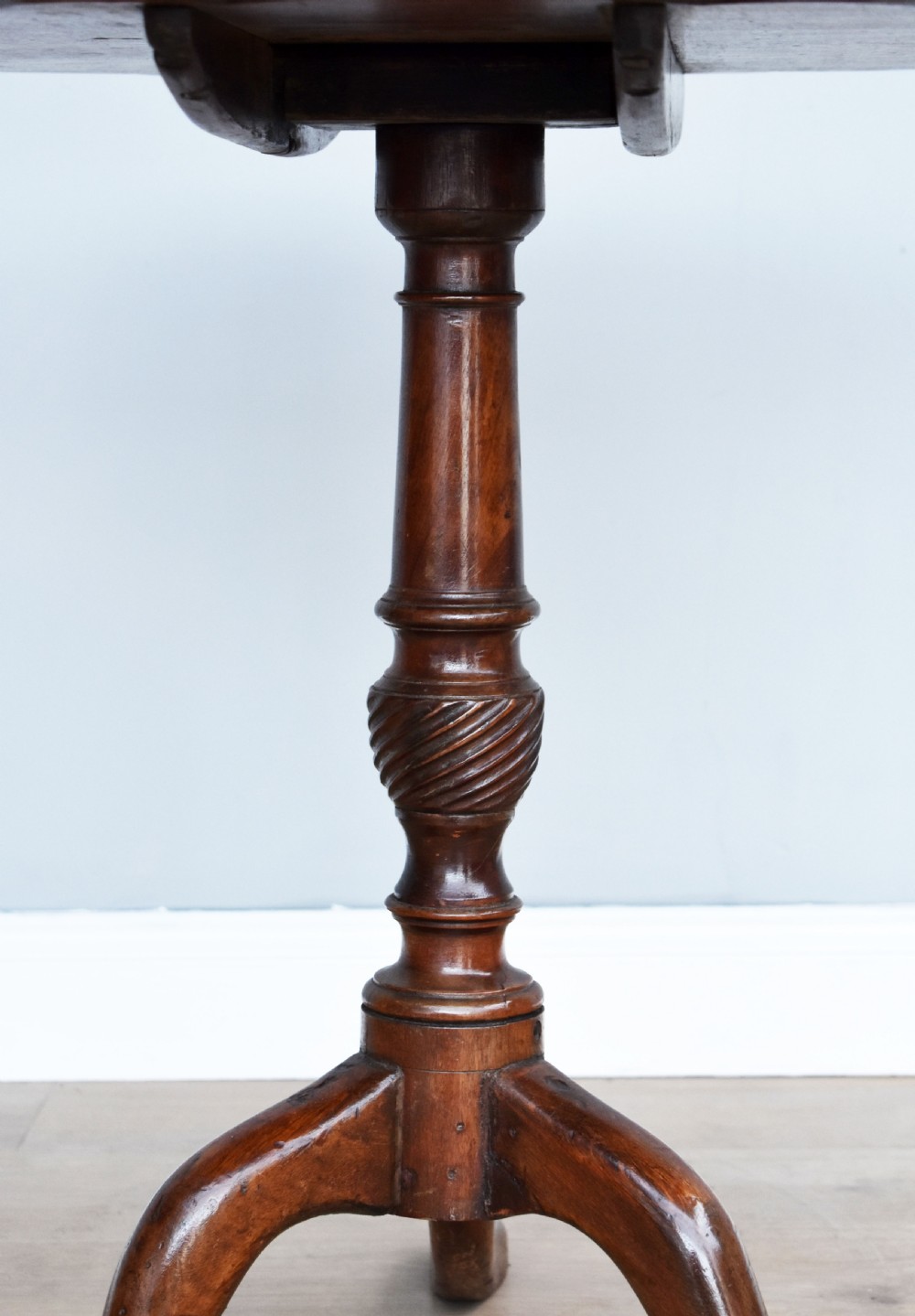 George III Mahogany Snap Top Table View VII