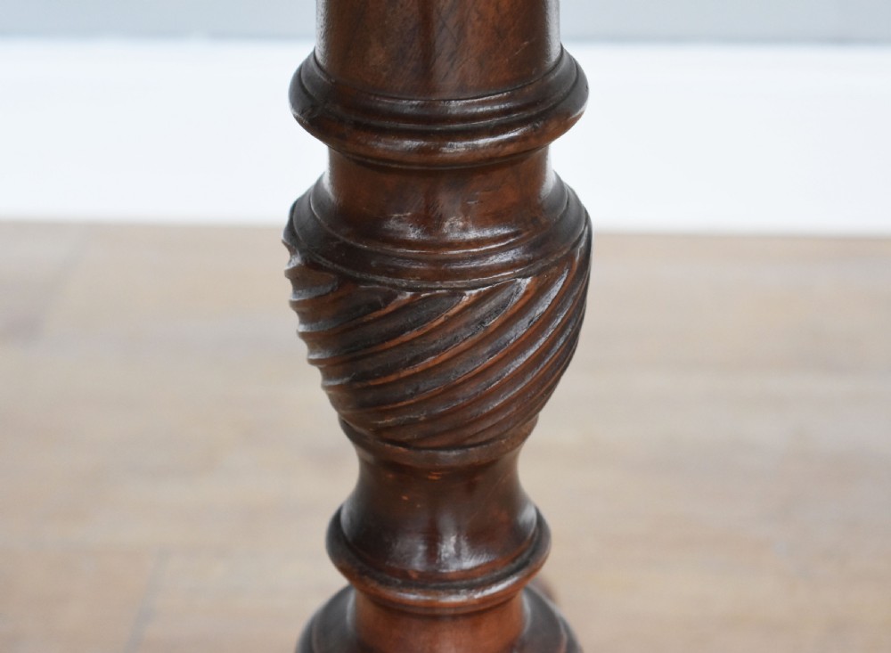 George III Mahogany Snap Top Table View IX