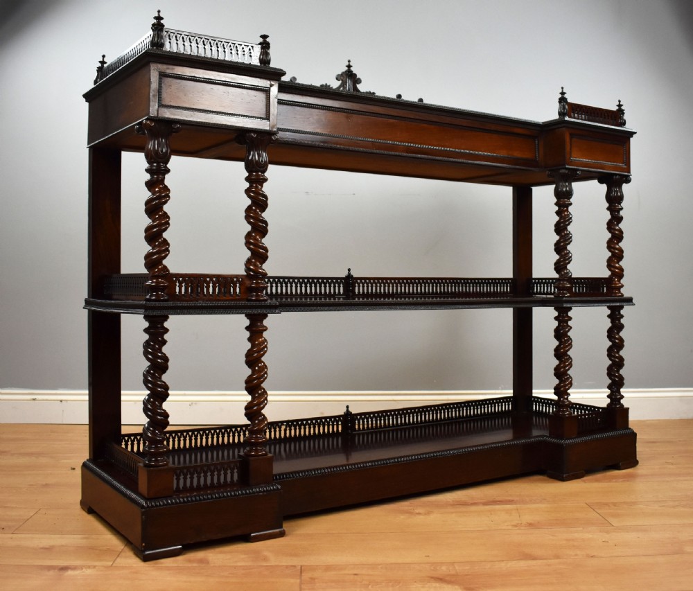 Victorian Rosewood Whatnot View XIV