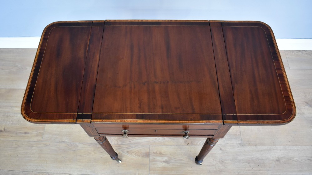 Regency Mahogany Games Table View IX