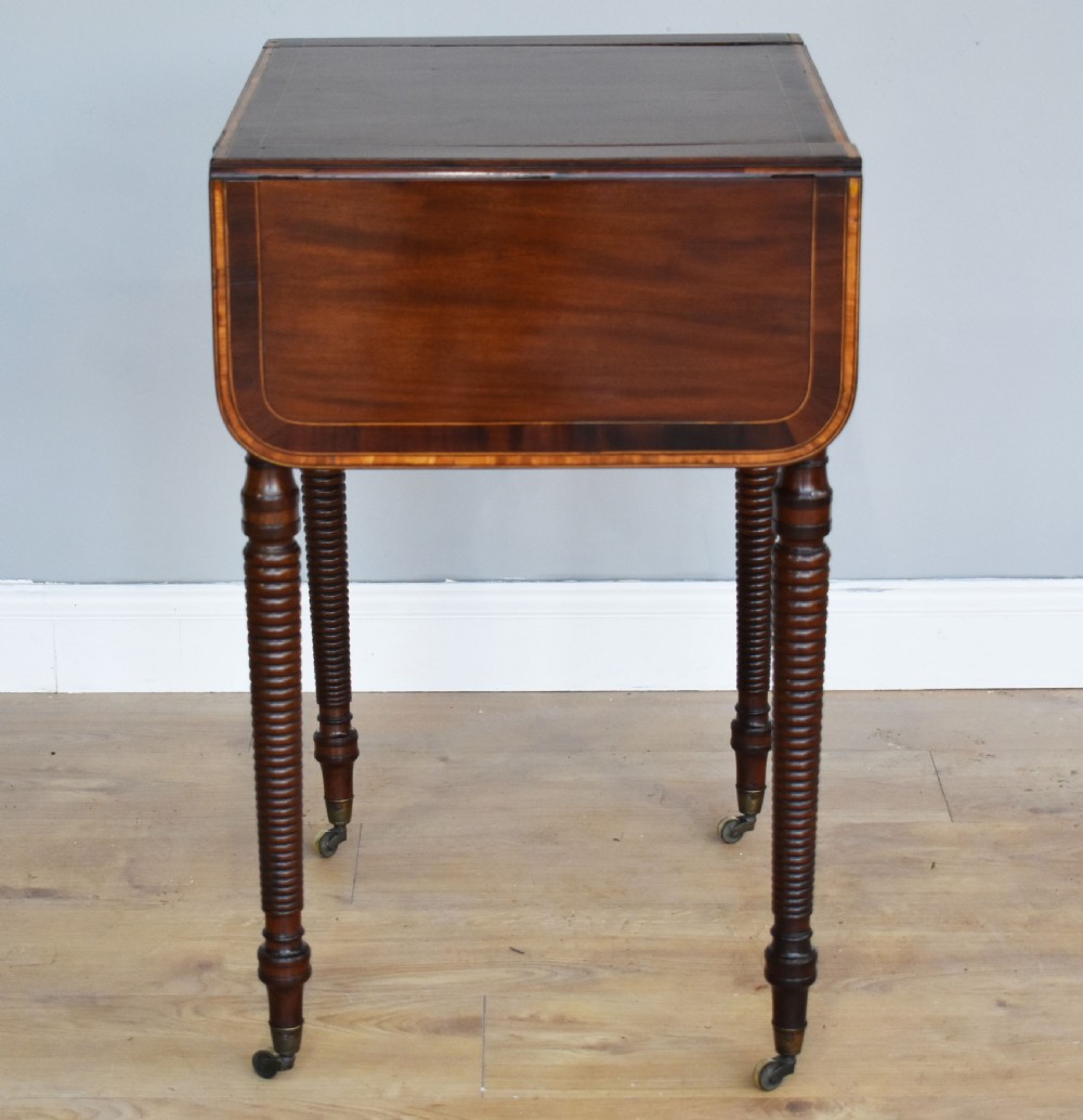 Regency Mahogany Games Table View XIII