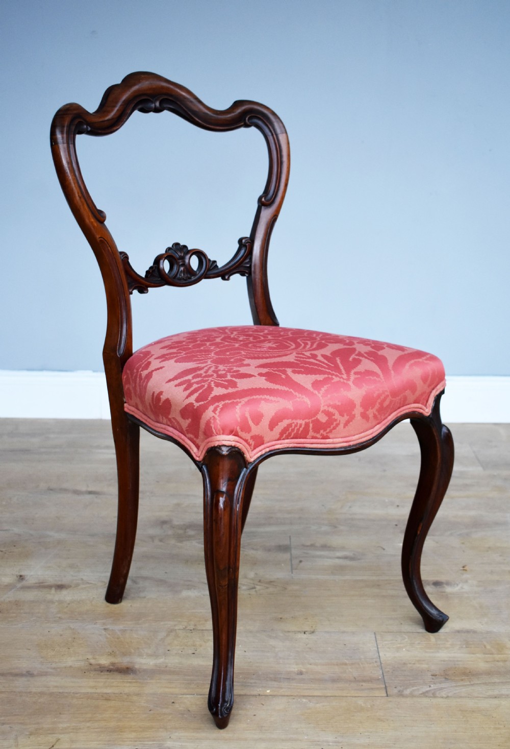 Set of 4 Victorian Rosewood Dining Chairs View II