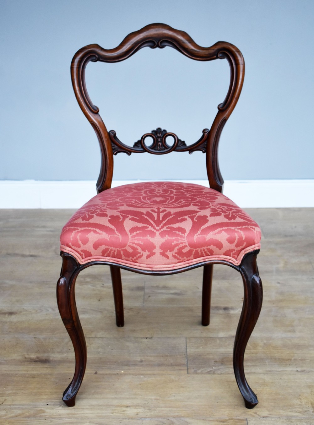 Set of 4 Victorian Rosewood Dining Chairs View IV