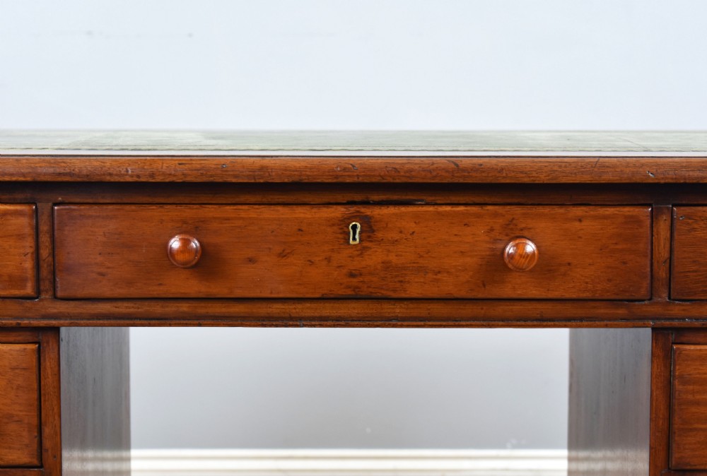 Victorian Mahogany Pedestal Desk View V