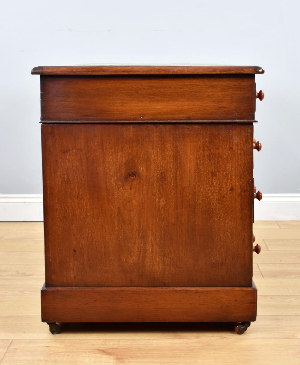 Victorian Mahogany Pedestal Desk View VII