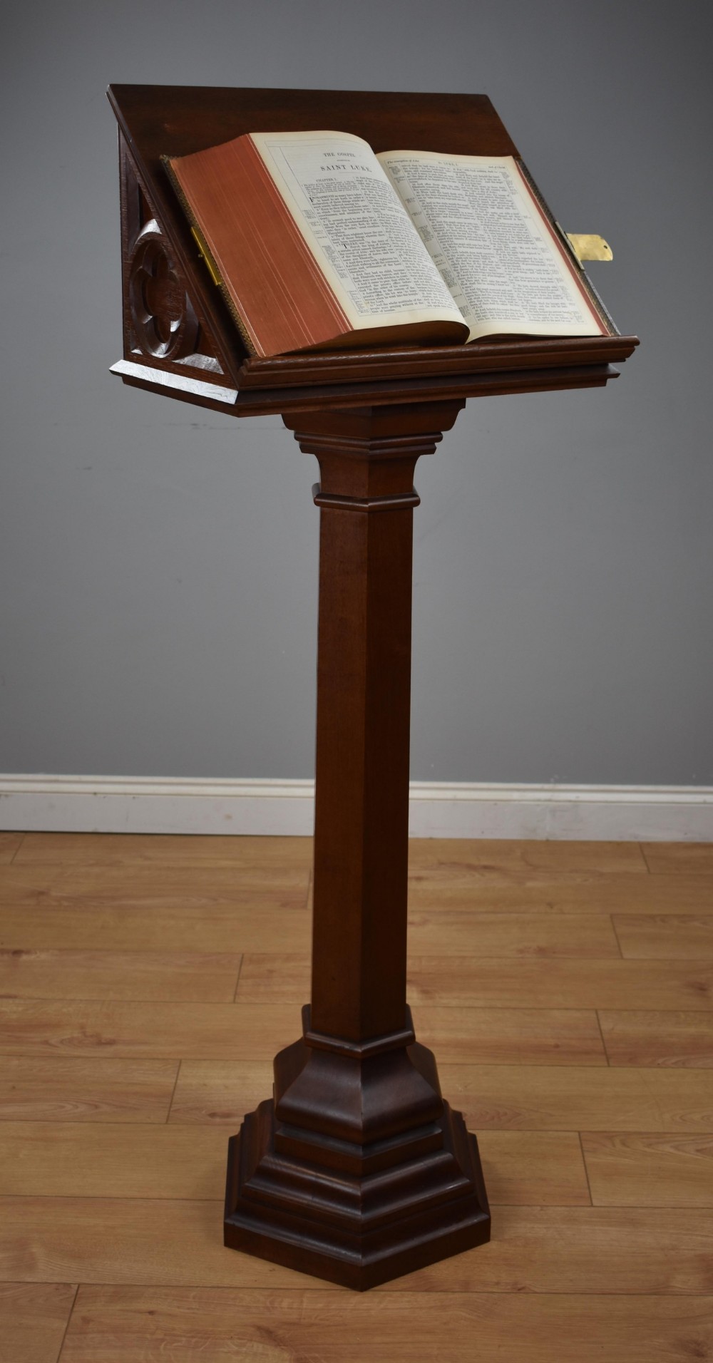 Victorian Oak Lectern View VII