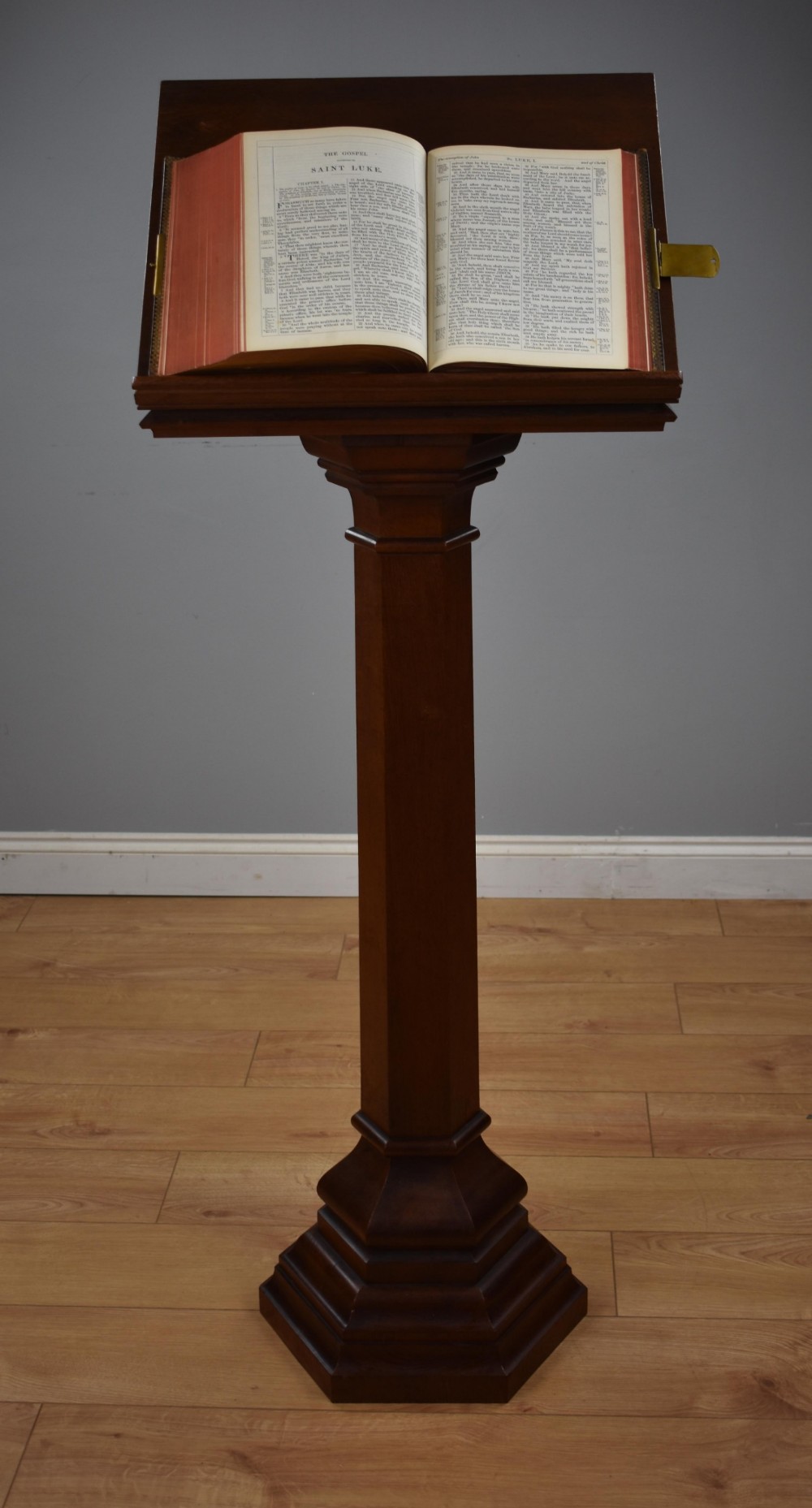 Victorian Oak Lectern View VIII