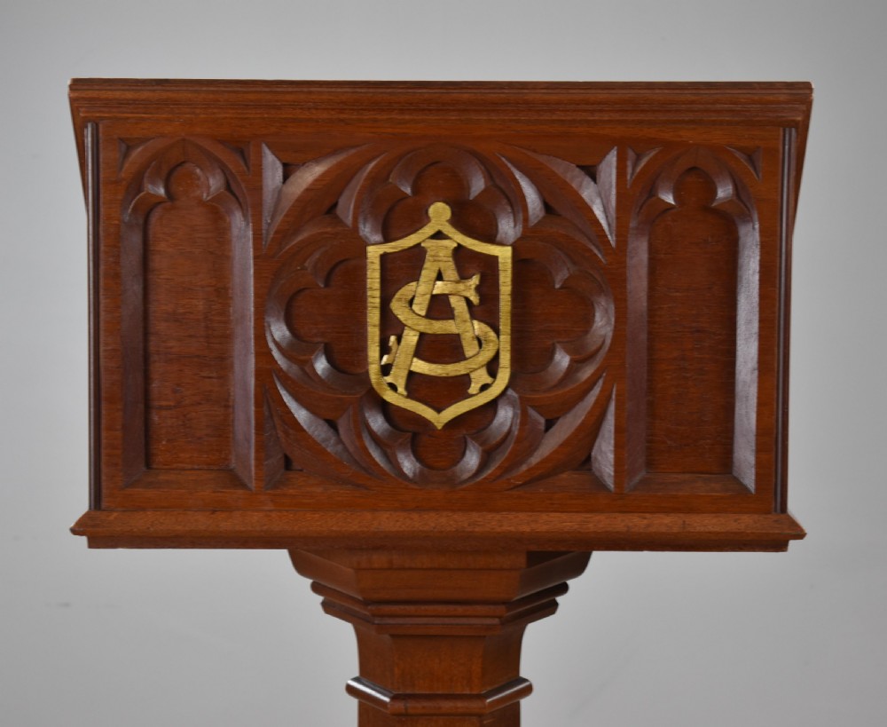 Victorian Oak Lectern View XII