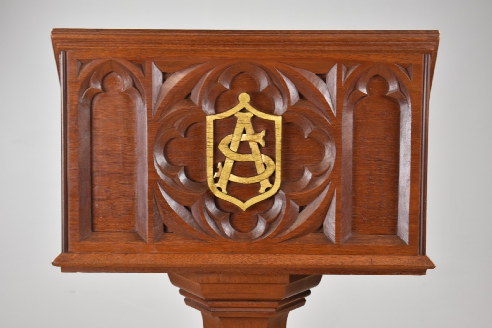 Victorian Oak Lectern View XIV