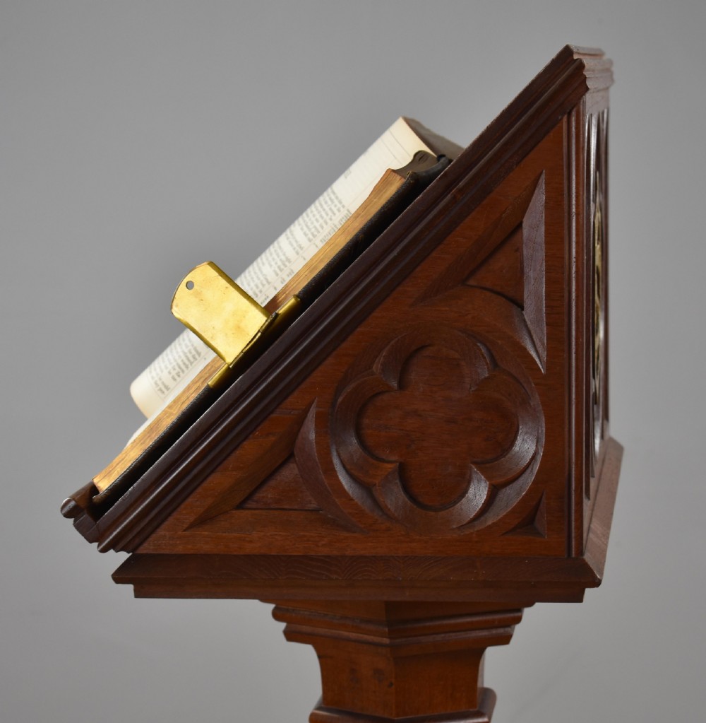 Victorian Oak Lectern View XVI