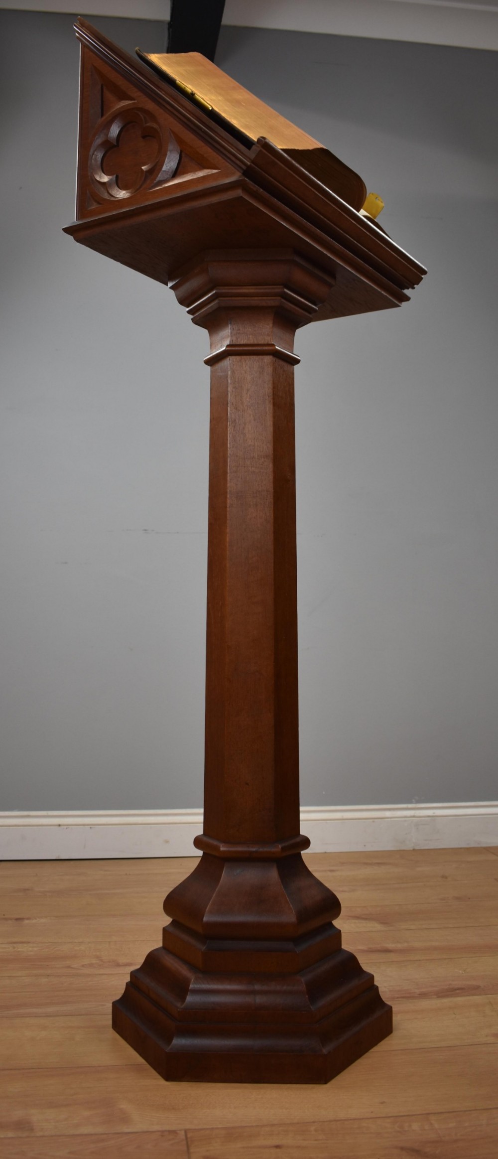 Victorian Oak Lectern View XVII